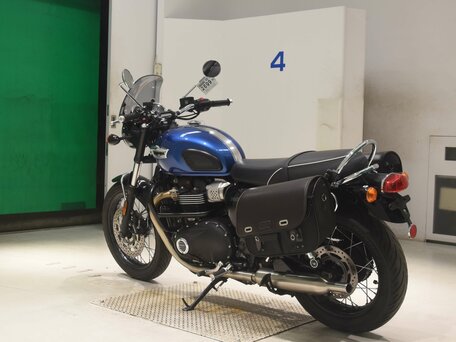 2023 Triumph Bonneville T100, синий, 800000 рублей, вид 3