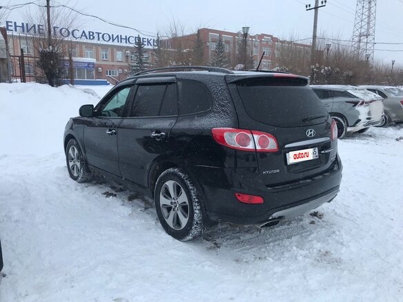 2011 Hyundai Santa Fe II Рестайлинг, чёрный, 1350000 рублей - вид 2