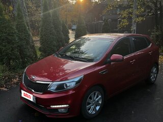 2016 Kia Rio III Рестайлинг, красный, 1035000 рублей, вид 2