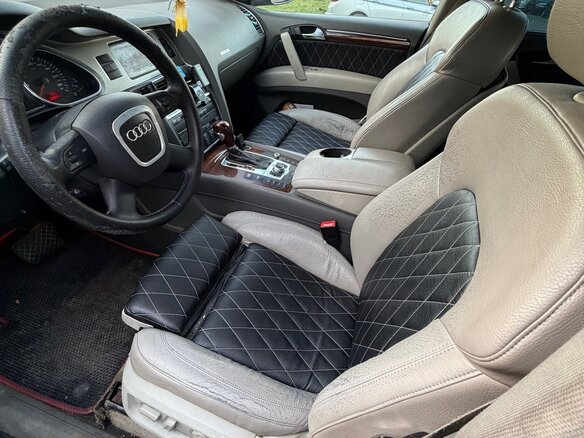 2006 Audi Q7 I (4L), синий, 1050000 рублей - вид 4