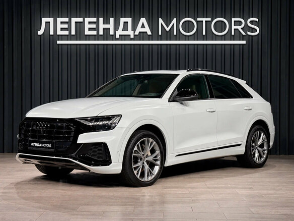 2020 Audi Q8 50 TDI I (4M), белый, 7990000 рублей