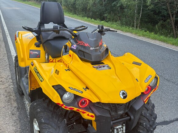 2012 BRP Can-Am Outlander MAX 500, жёлтый, 790000 рублей - вид 6