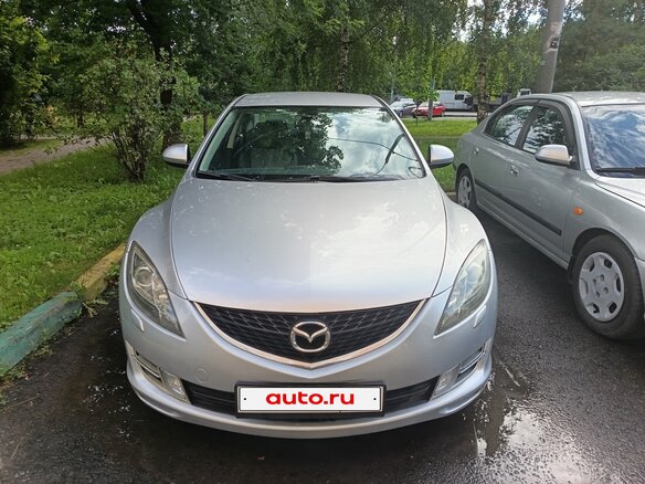 2008 Mazda 6 II (GH), серебристый, 685000 рублей