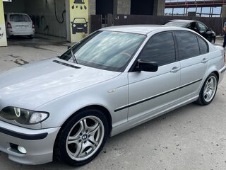 2001 BMW 3 серии 325i IV (E46) Рестайлинг, серебристый, 550000 рублей, вид 5