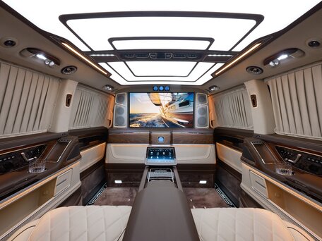 2025 Mercedes-Benz V-Класс Extra Long 300 d экстра длинный III (W447) Рестайлинг 2, чёрный, 48800000 рублей, вид 3
