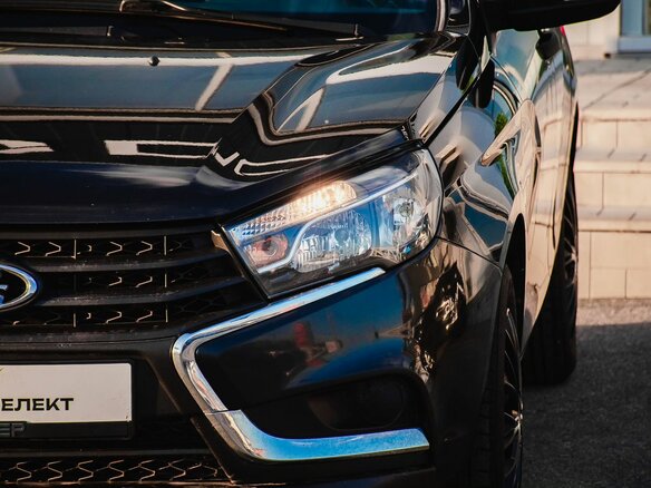 2016 Lada (ВАЗ) Vesta I, чёрный, 680000 рублей - вид 9