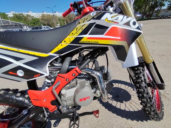 2026 Kayo Evolution K125EM, оранжевый - вид 7