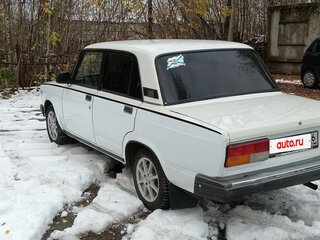 2005 Lada (ВАЗ) 2107, белый, 130000 рублей, вид 5
