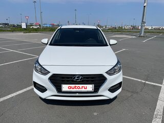 2019 Hyundai Solaris II, белый, 1250000 рублей, вид 3
