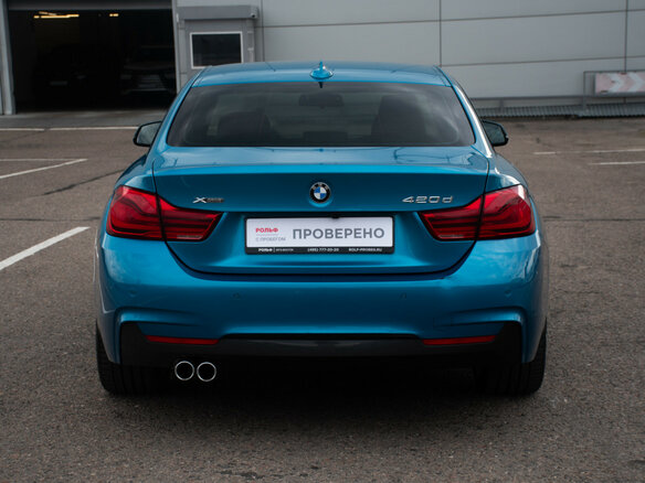 2018 BMW 4 серии 420d xDrive F32/F33/F36 Рестайлинг, синий - вид 6