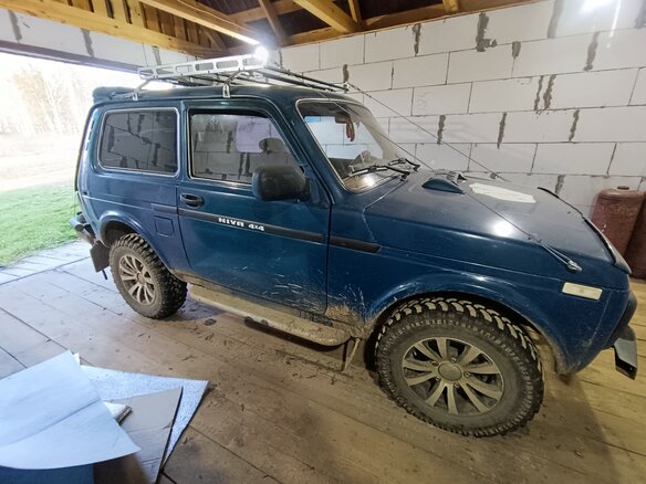 2001 Lada (ВАЗ) 2121 (4x4) I Рестайлинг, синий, 200000 рублей - вид 4
