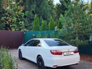 2015 Toyota Camry US Market VII (XV50) Рестайлинг, белый, 1800000 рублей, вид 4