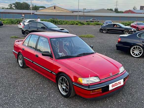 1990 Honda Civic IV, красный, 600000 рублей - вид 2
