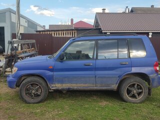 2002 Mitsubishi Pajero Pinin, синий, 390000 рублей, вид 4