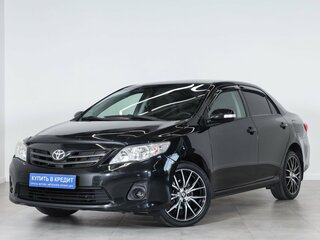 2012 Toyota Corolla X (E140, E150) Рестайлинг, чёрный, 1449000 рублей, вид 3