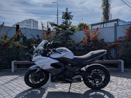 2013 Kawasaki ER-4F (Ninja 400R), белый, 500000 рублей, вид 2