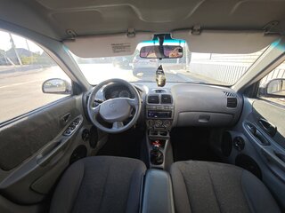2005 Hyundai Accent ТагАЗ II, бежевый, 330000 рублей, вид 5