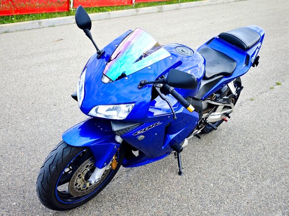 2004 Honda CBR 600RR, синий, 620000 рублей - вид 17
