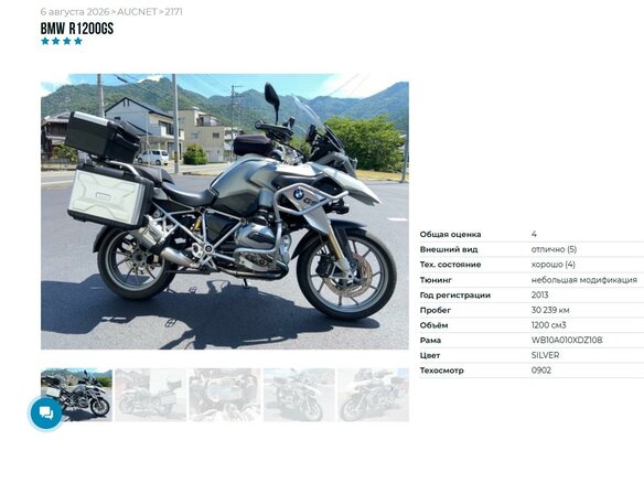 2012 BMW R 1200 GS, белый, 977000 рублей - вид 5