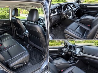 2019 Toyota Highlander III (XU50) Рестайлинг, серый, 2670000 рублей, вид 5