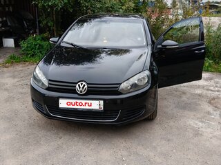 2010 Volkswagen Golf VI, чёрный, 695000 рублей, вид 1