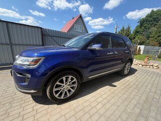 2019 Ford Explorer V Рестайлинг 2, синий, 3000000 рублей, вид 1