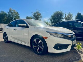 2018 Honda Civic X Рестайлинг, белый, 1690000 рублей, вид 5