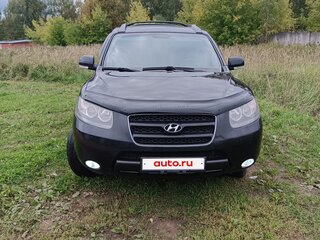 2008 Hyundai Santa Fe II, чёрный, 1000000 рублей, вид 3