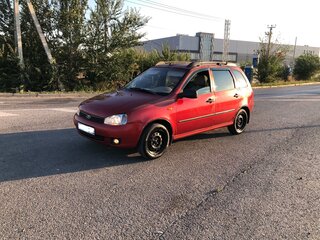 2009 Lada (ВАЗ) Kalina I, красный, 210000 рублей, вид 1