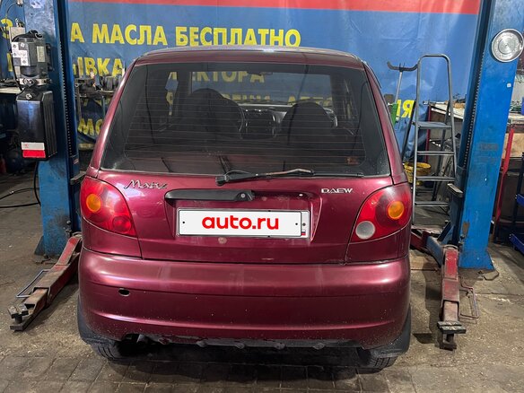 2008 Daewoo Matiz I Рестайлинг, красный - вид 2