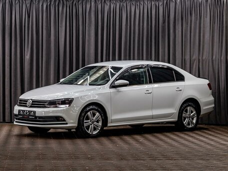 2016 Volkswagen Jetta VI Рестайлинг, белый, 1125000 рублей, вид 1