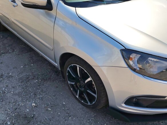 2019 Lada (ВАЗ) Granta I Рестайлинг, серебристый, 695000 рублей - вид 3