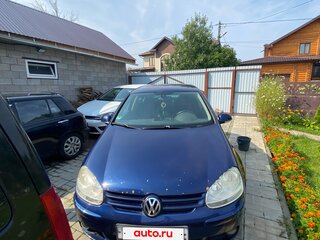 2007 Volkswagen Golf V, синий, 290000 рублей, вид 1