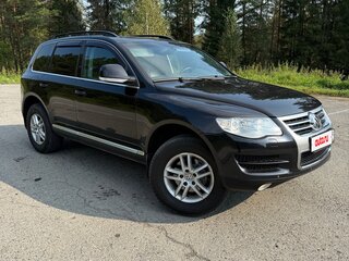 2008 Volkswagen Touareg I Рестайлинг, чёрный, 950000 рублей, вид 4