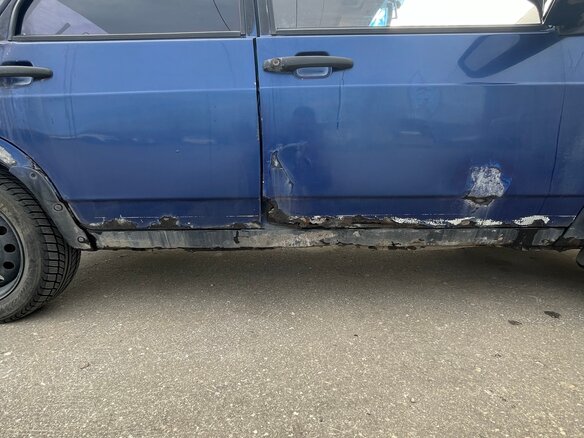 2002 Lada (ВАЗ) 21093i, синий, 80000 рублей - вид 7