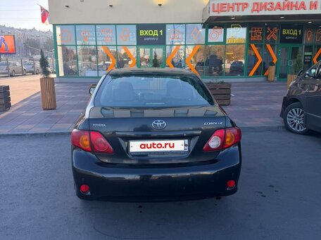 2009 Toyota Corolla X (E140, E150), чёрный, 870000 рублей, вид 4