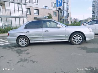 2008 Hyundai Sonata ТагАЗ IV (EF) Рестайлинг, серебристый, 200000 рублей, вид 5