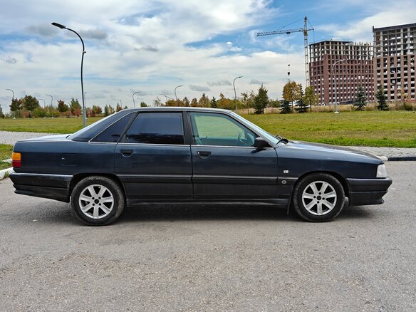1989 Audi 100 III (C3) Рестайлинг, синий, 235000 рублей - вид 5