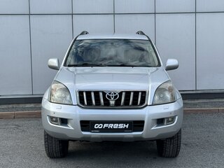 2008 Toyota Land Cruiser Prado 5-speed 120 Series Рестайлинг, серебристый, 1949999 рублей, вид 3
