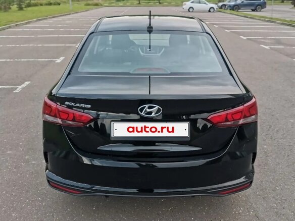 2020 Hyundai Solaris II Рестайлинг, чёрный, 1170000 рублей - вид 6