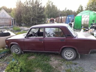 2006 Lada (ВАЗ) 2107, пурпурный, 130000 рублей, вид 2