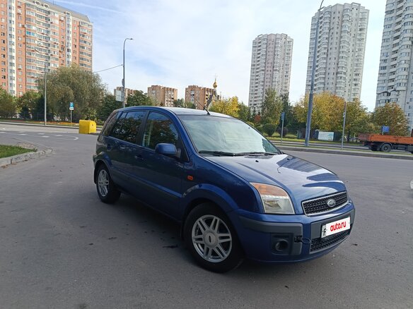 2007 Ford Fusion I Рестайлинг, синий, 330000 рублей - вид 2