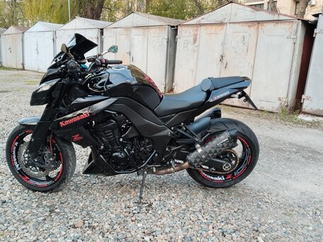 2013 Kawasaki Z 1000, чёрный, 710000 рублей, вид 3
