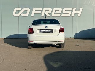 2018 Volkswagen Polo V Рестайлинг, белый, 1375000 рублей, вид 4