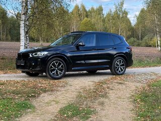 2024 BMW X3 25i xDrive III (G01) Рестайлинг, синий, 5390000 рублей, вид 4