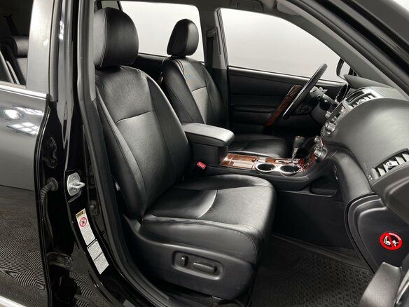 2012 Toyota Highlander II (XU40) Рестайлинг, чёрный - вид 7