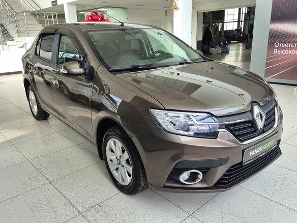 2018 Renault Logan II Рестайлинг, коричневый, 1069000 рублей - вид 2