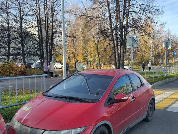 2007 Honda Civic VIII, пурпурный, 393000 рублей - вид 1