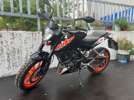 2018 KTM 200 Duke, чёрный, 330000 рублей, вид 1