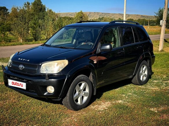 2003 Toyota RAV4 II (XA20) Рестайлинг, чёрный, 900000 рублей